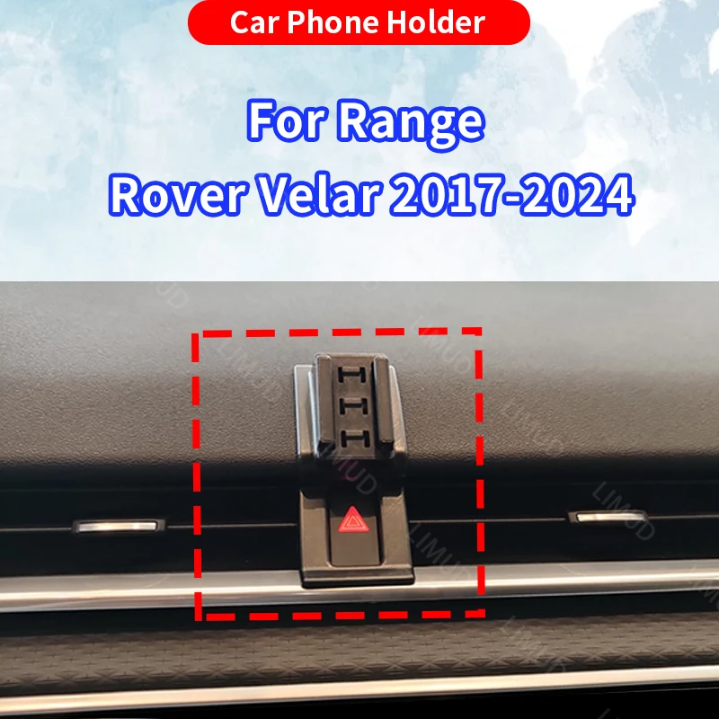 

Car Phone Holder For Land Rover Range Rover Velar 2017 2018-2024 Wireless Charging Bracket Dedicated Fixed Base Auto Accessories