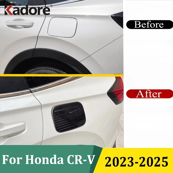 

Для Honda CRV CR-V 2023 2024 2025 ABS углеродное волокно, крышка газового топливного бака, отделка, украшение, Стайлинг автомобиля, внешние аксессуары