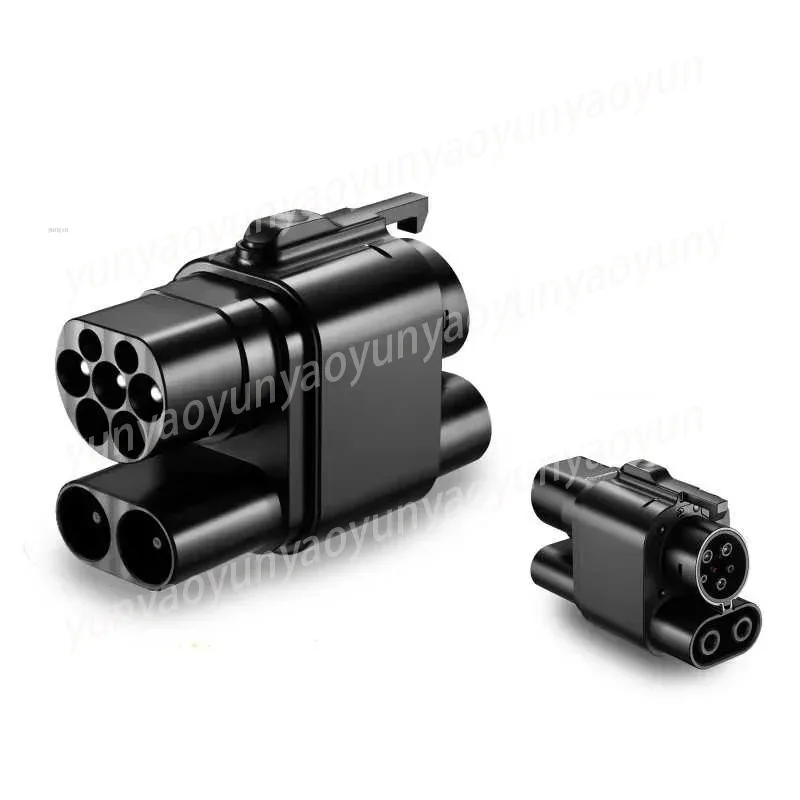 European Standard CCS2 To CCS1 DC Fast Charging and Overcharging Adapter, Suitable for Taiwan Models Electric Vehicle Chargers