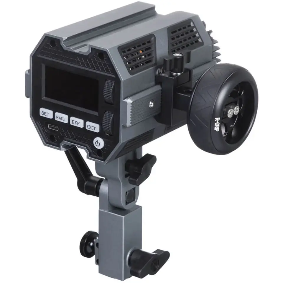 COLBOR PA31C NATO Hand Grip for CL60 CL100X COB LED Video Light Quick Release Mechanism Removable Silicone Loop