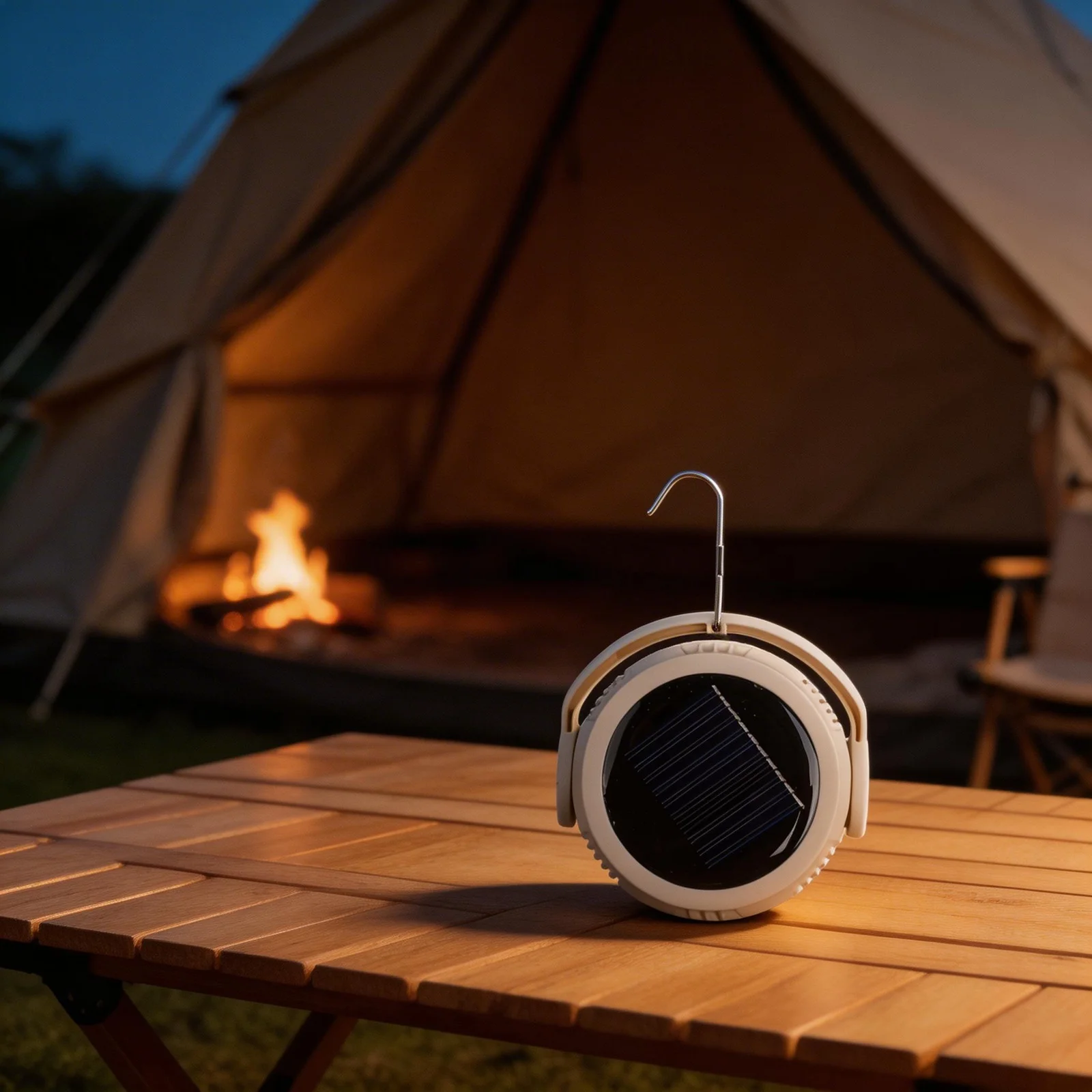 Dual-Use Camping Light Rechargeable Portable Light Camping Nights Easy To Carry Long-Lasting Battery Robust Polypropylene