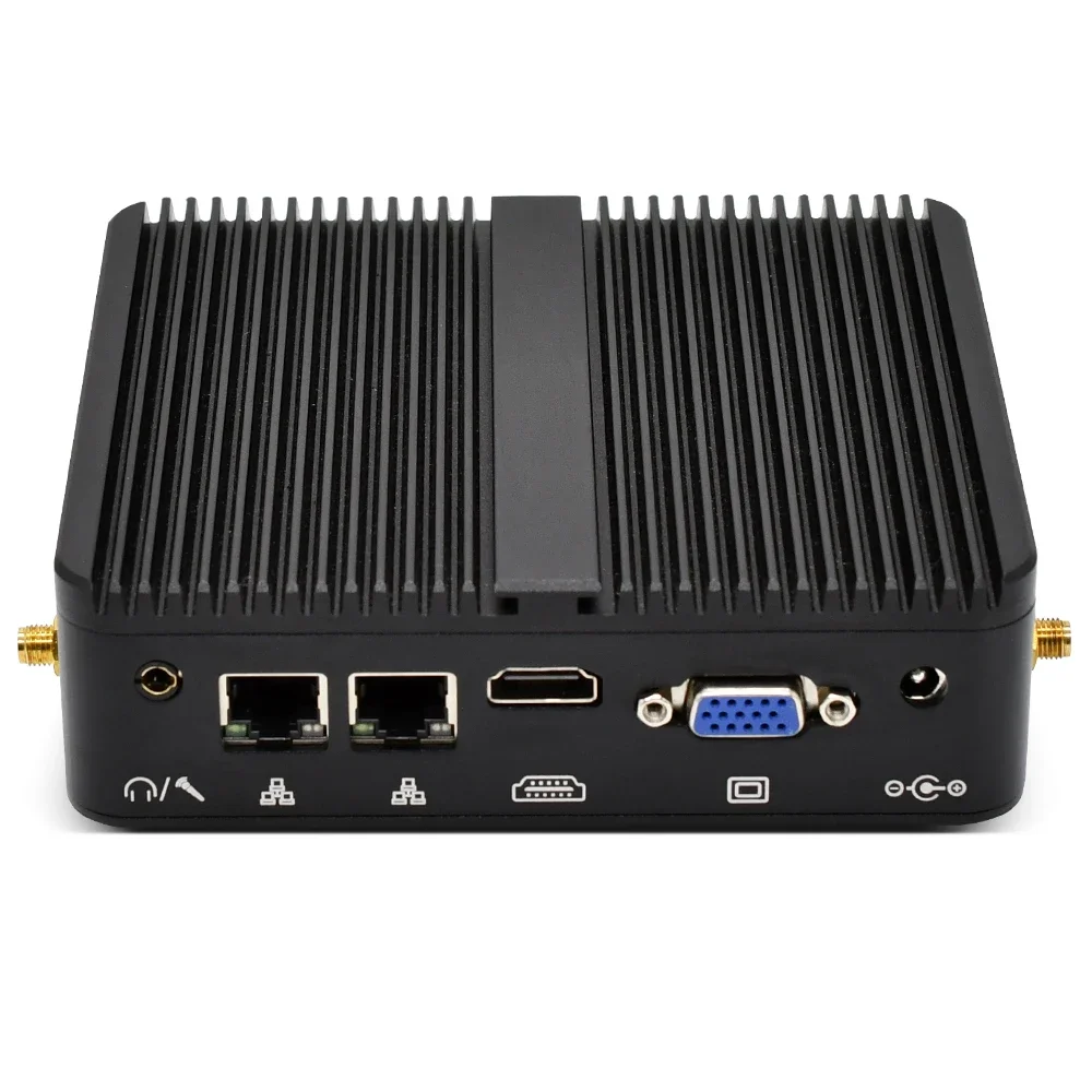 Factory Wholesale Price Dual Band Soft Router Cele-ron J4125 Dual Gigabit LAN Dual RS232 WiFi Antenna Wireless Network Server