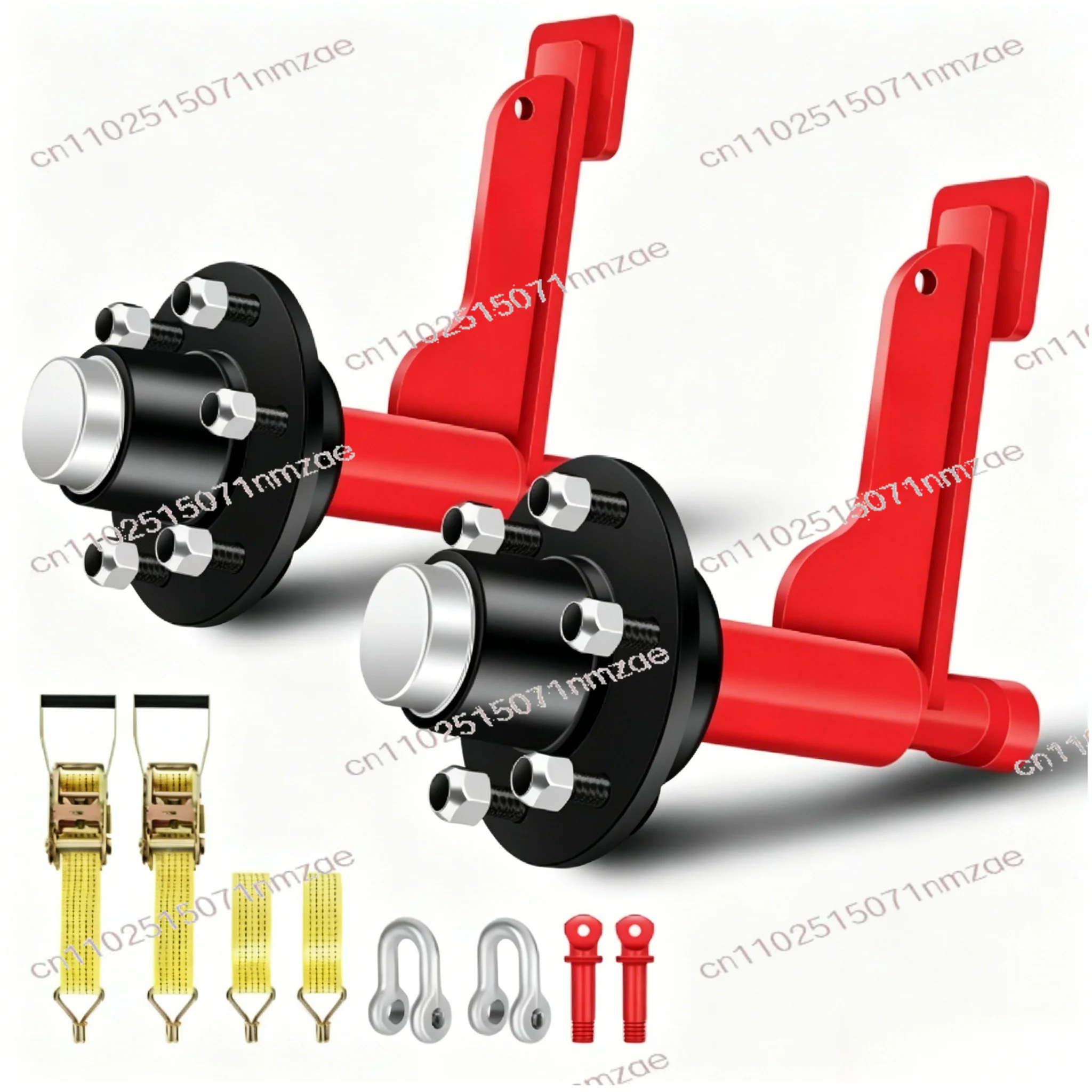 6/8 Hole Container Hub Kit, Heavy Duty Shipping Container Wheel, 6/8 Lug Hub Assembly Fits 20/40 Foot Empty Containers