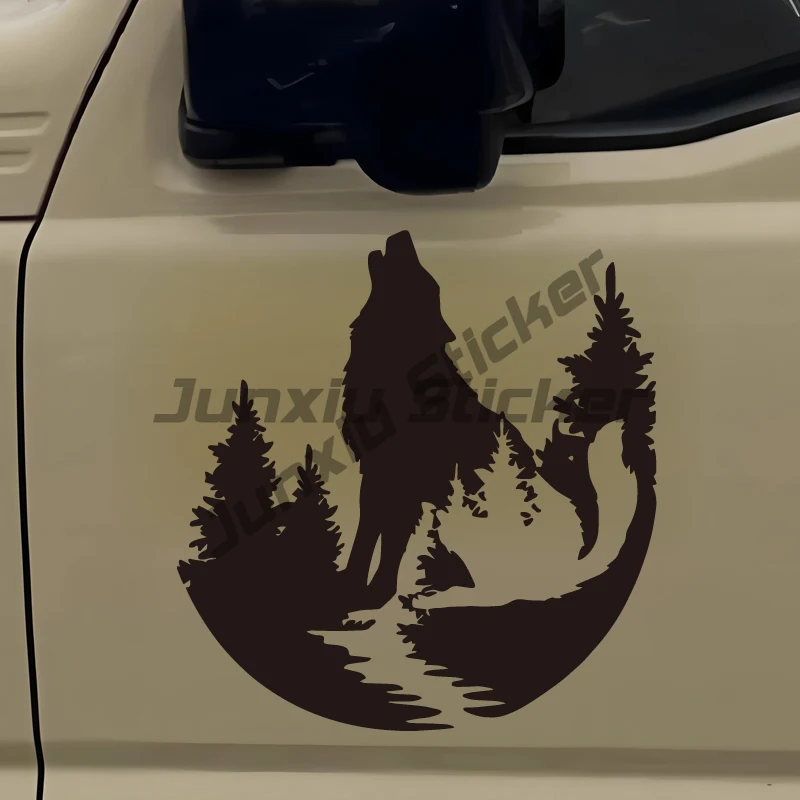 

Jungle Tribe Howling Wolf Creative&funny Stickers for Cartoon Fans&lover,high Quality for Car Trucks Motorcycles & Laptops