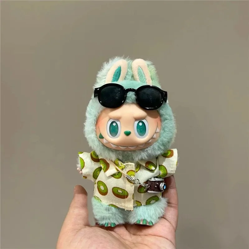 

For Labubu 3.0 doll clothes Casual sweater set Ski Goggles Snowboard for Ropa 17cm Labubu Accessories