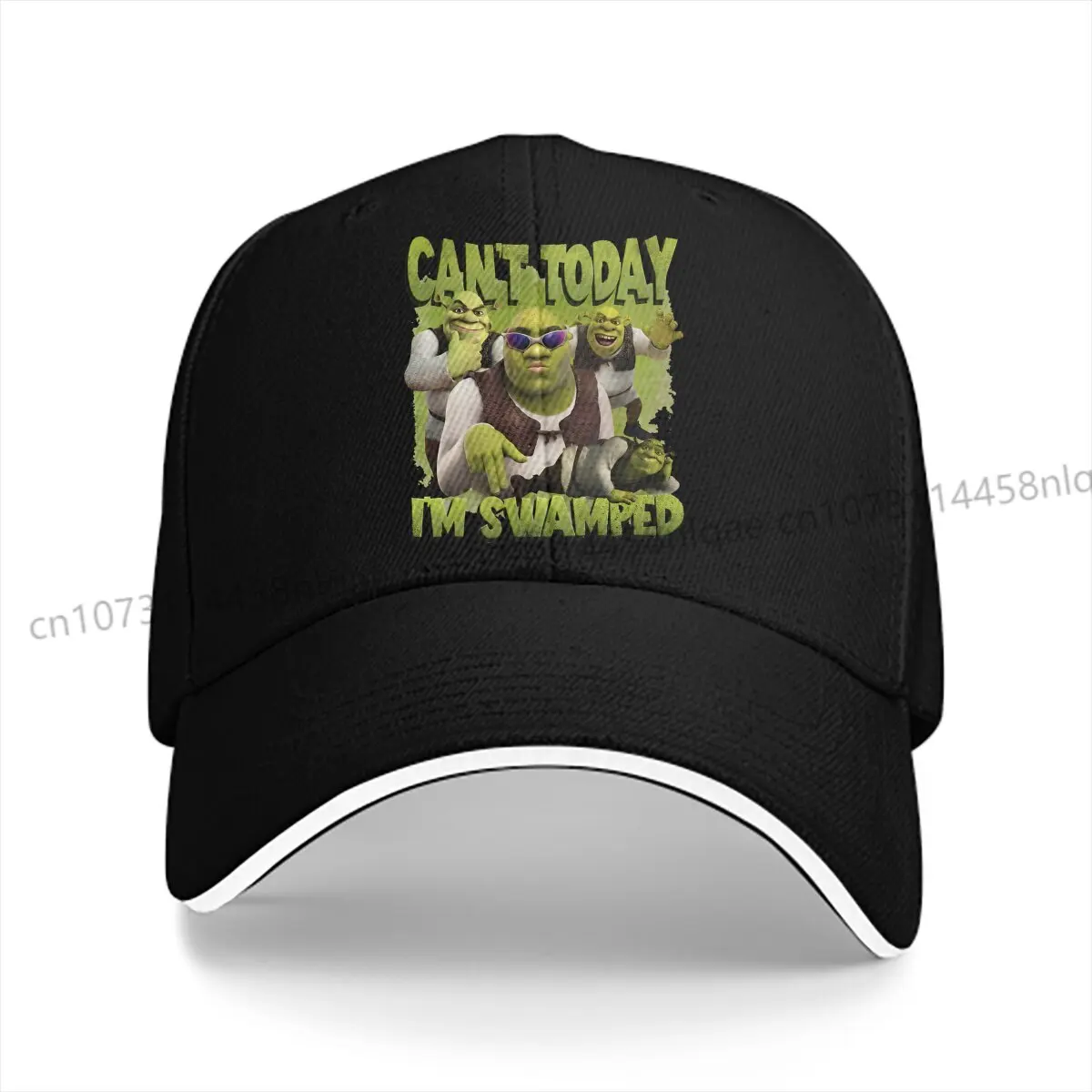 Can't Today I'm Swamped Men Baseball Caps Peaked Cap Sun Shade Sunprotection Hat Donkey Shreker