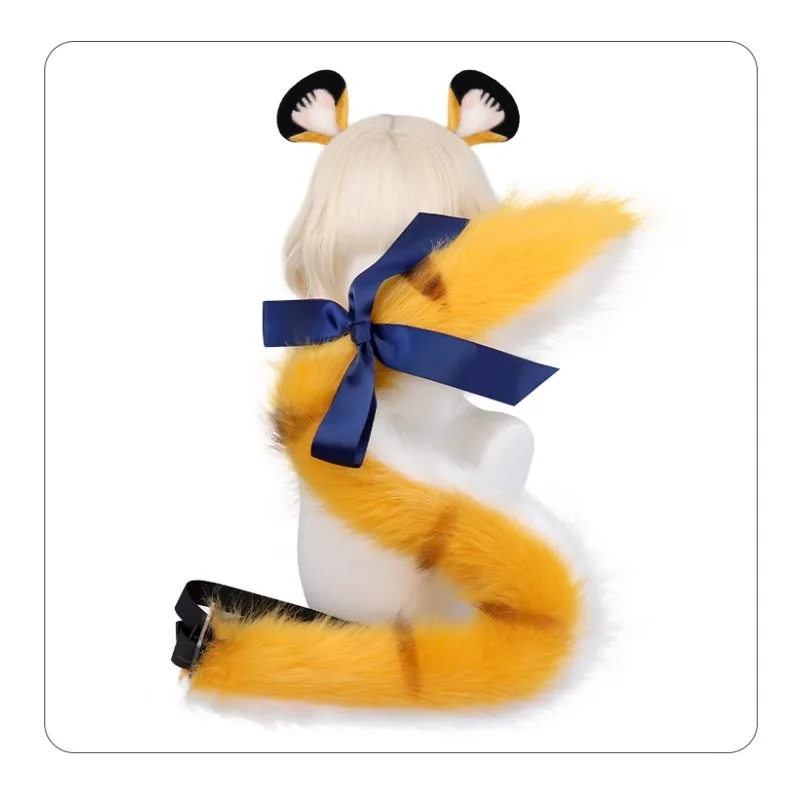 New Game Zenless Zone Zero Ju Fufu Tiger Cosplay Costume Ears Tail Fursuit Anime Furry KC Event for Women Men Roleplay Outfit