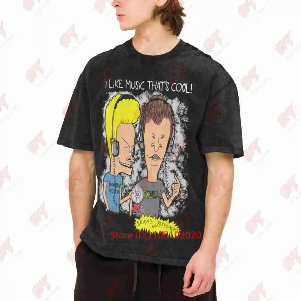 Beavis And Butthead Vintage Washed Tee Pure Cotton T-Shirt