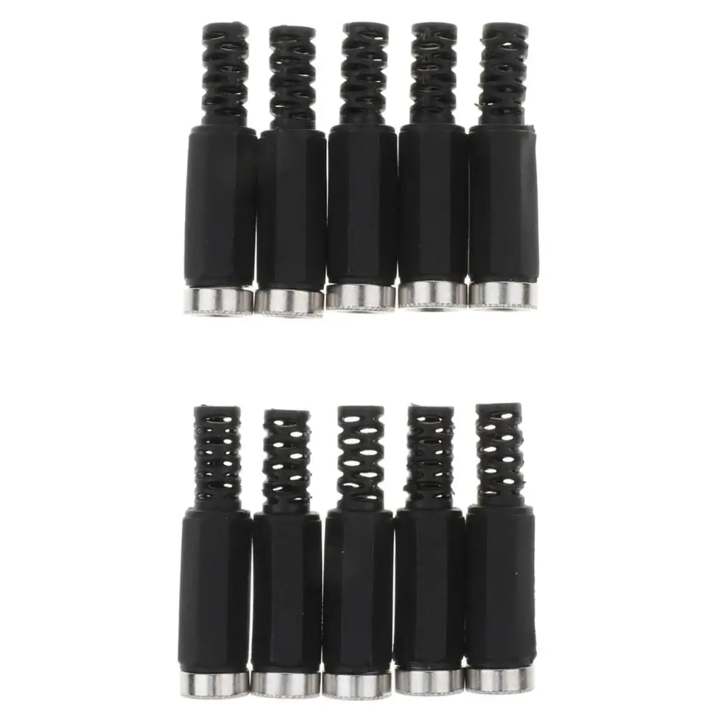 Conector de soquete de alimentação DC, Soldagem Jack Adapter, 3-6Pack, 10 pcs