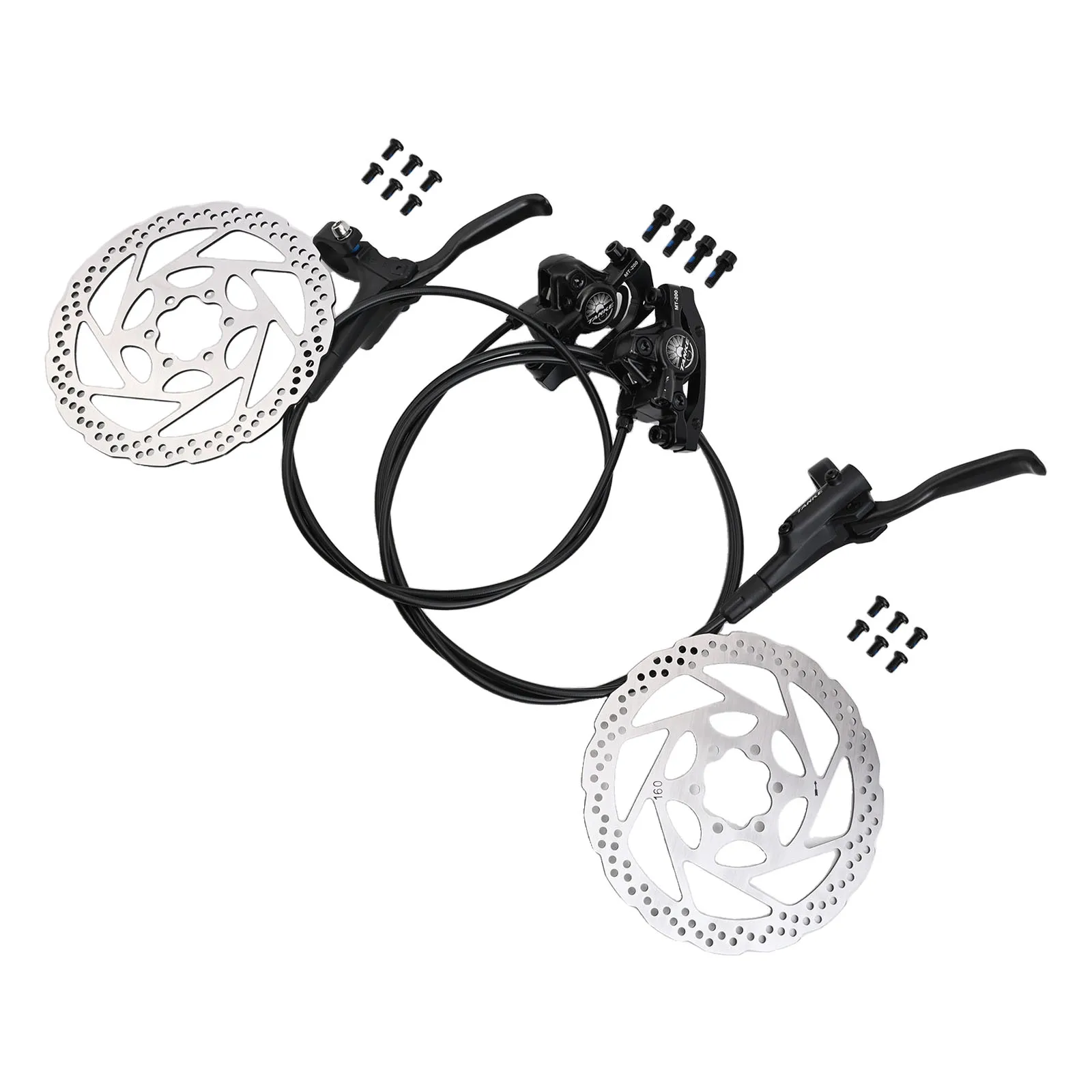 Efficient Brake System for Mountain Bikes Featuring Aluminium Alloy and High Strength Tubing for Easy Handling
