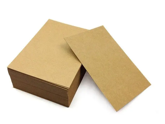 

Thickness 300GSM Blank Matte Kraft Postcard Cardstock Post Card Size 10 x 15cm