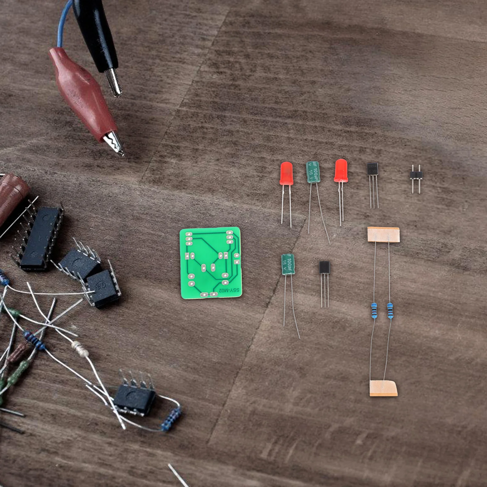 

Flashing Light Soldering Practice Kit Led Bistable Circuit Oscillation Mode Electronic Diy Projects Learning Set For Kids Adults