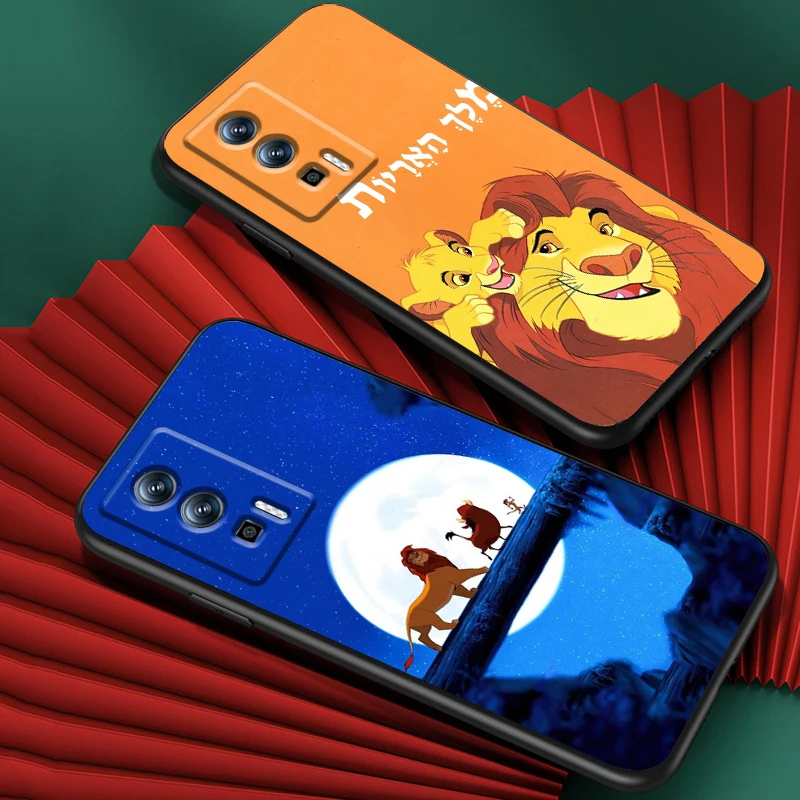 Disney The Lion King Cute For Xiaomi Redmi 9A 9C 9AT 10C 9 9T 10 12C 13C A3 12 K60 A1 K50 K40 5G Black Cover Phone Case