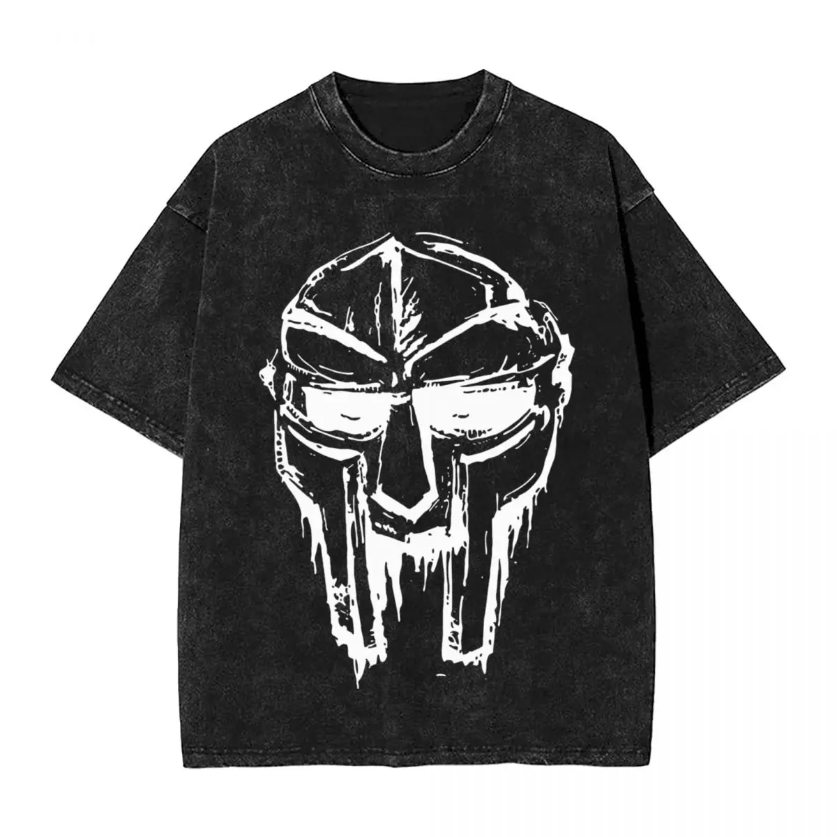 The Super Villain Madvillain Mf Doom Madlib T Shirts Washed Short Sleeve Oversize T-Shirts Fashion Men Streetwear Graphic Tees