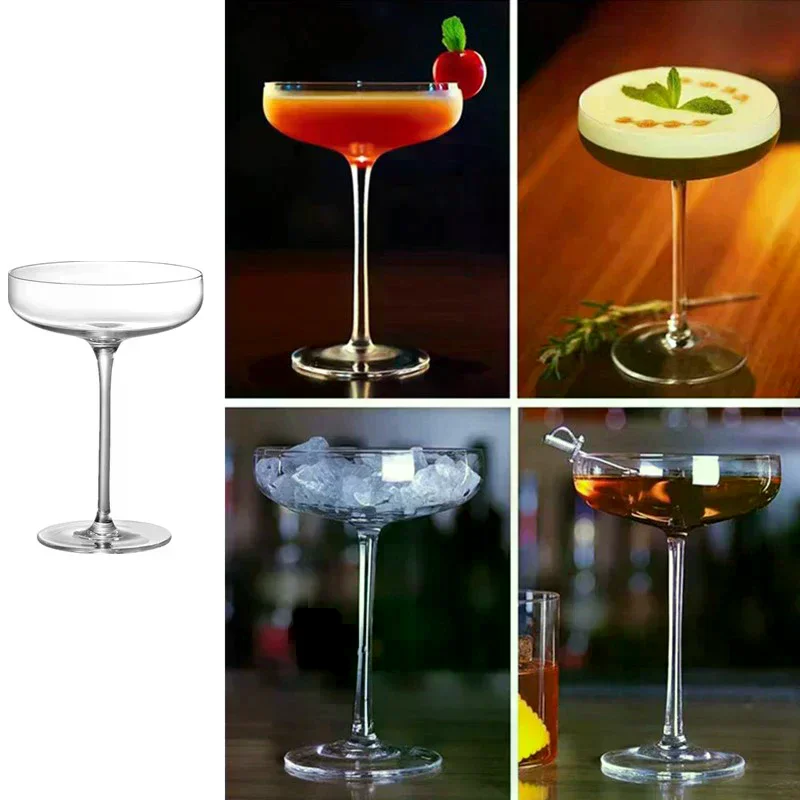 1PCS 180ml Plastic Bartender Cocktail Cups For Home Wedding Party Tableware Disposable Plastic Champagne Cups Wine Cups Barware