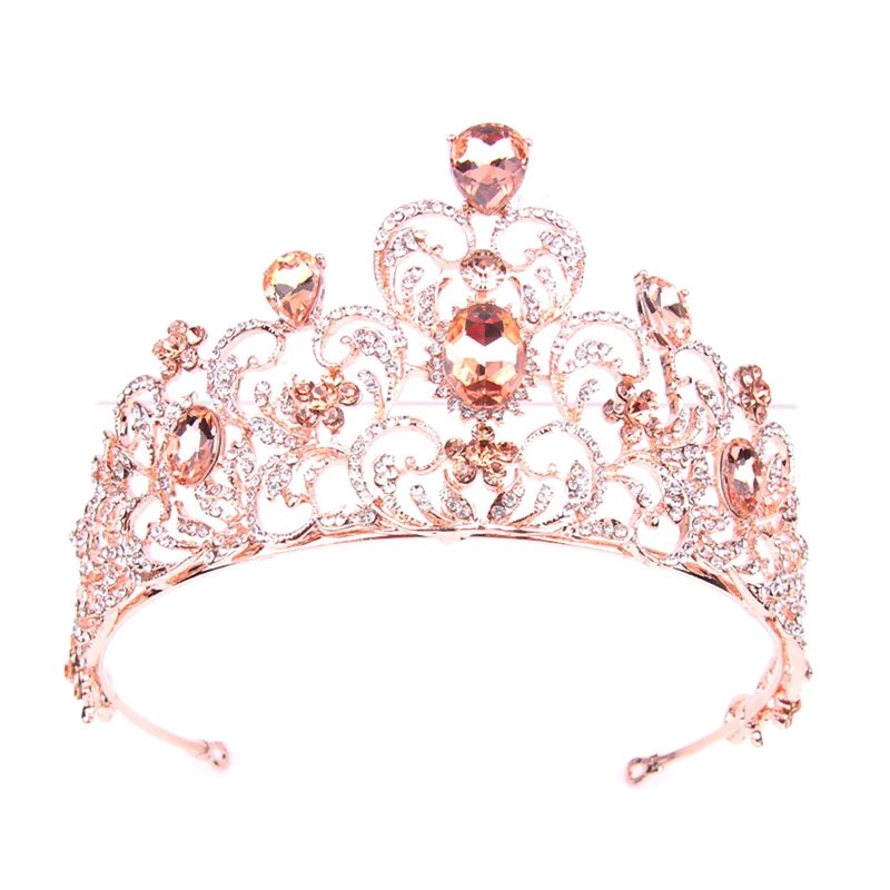 2019 Nieuwe Kristal Bruids Tiara Kroon Bruiloft Accessoires Bruids Sieraden Haarband