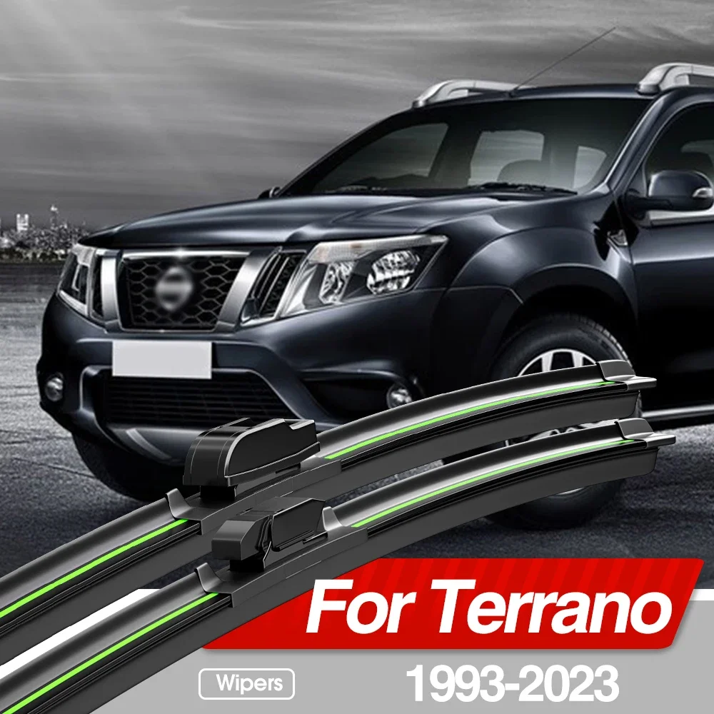 

For Nissan Terrano R20 R50 D10 1993-2023 Front Windshield Wiper Blades 2pcs Windscreen Window Accessories 2007 2011 2016 2017