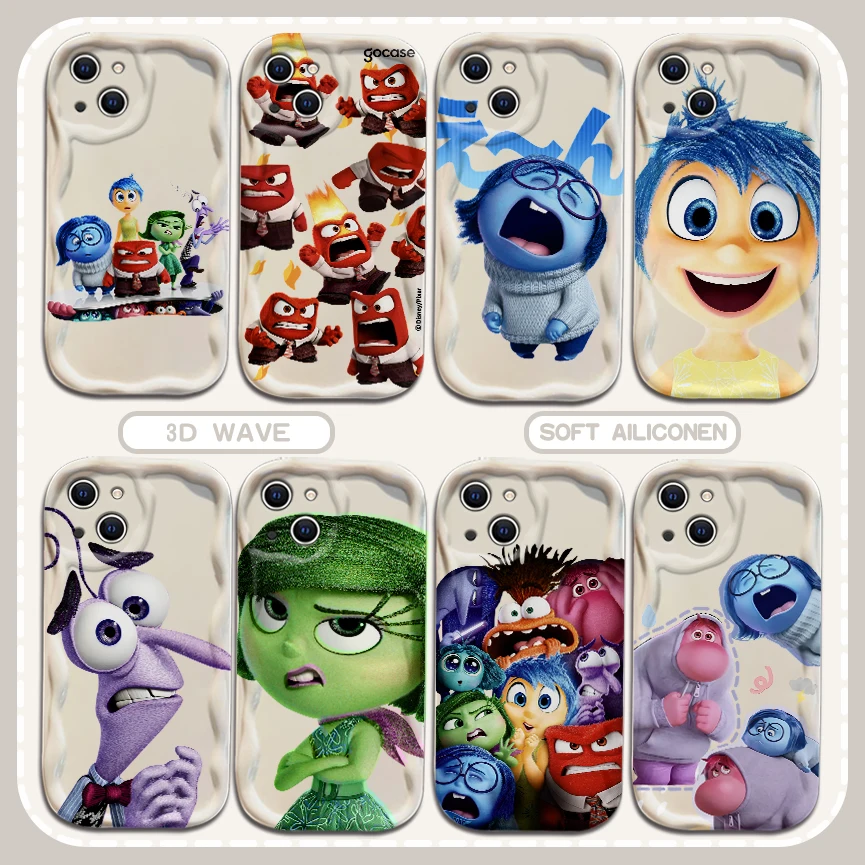 

Disneys Inside Out 2 3D Wave Case For Samsung A73 A72 A71 A55 A54 A53 A35 A34 A33 A25 A24 A23 A15 A14 A13 A05 A04 A03 5G Cover