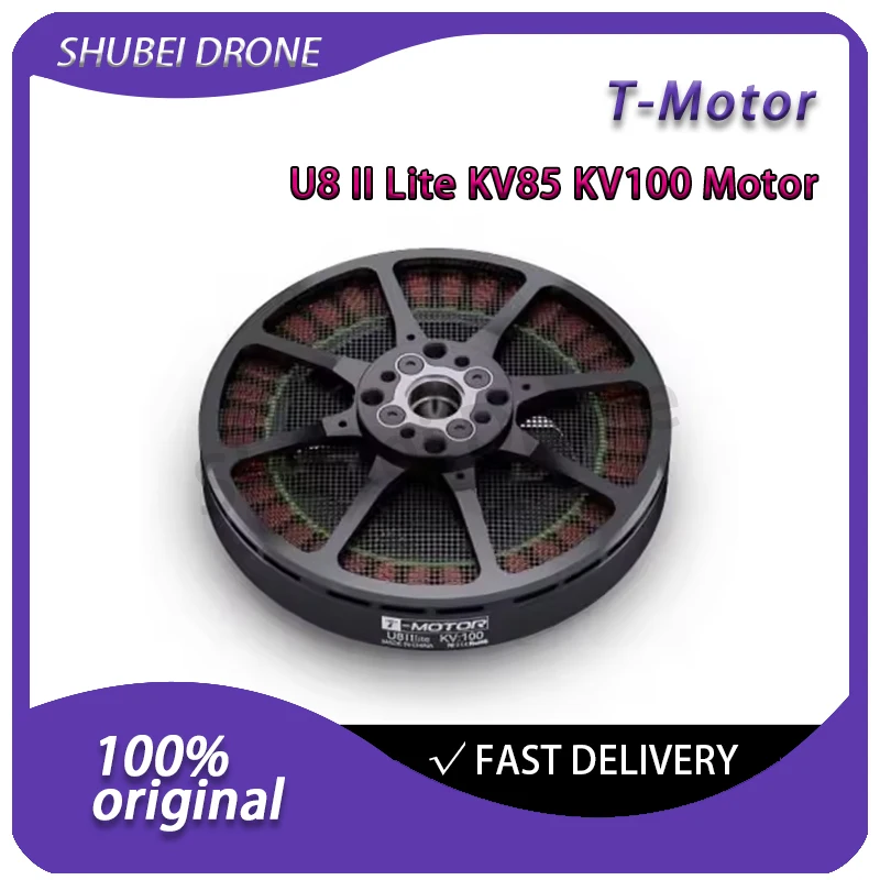 T-MOTOR U8 II Lite KV85 KV100 Professional Brushless Motor for Agricultural Spraying Drone Heavy Lift VTOL Multi-Rotor UAV