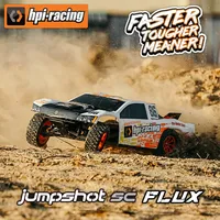 HPI RACING 1/10 Jumpshot SC Flux 160031 2WD RTR RC Electric Remote Control Model Car Desert Short Truck Adult Children's Toys