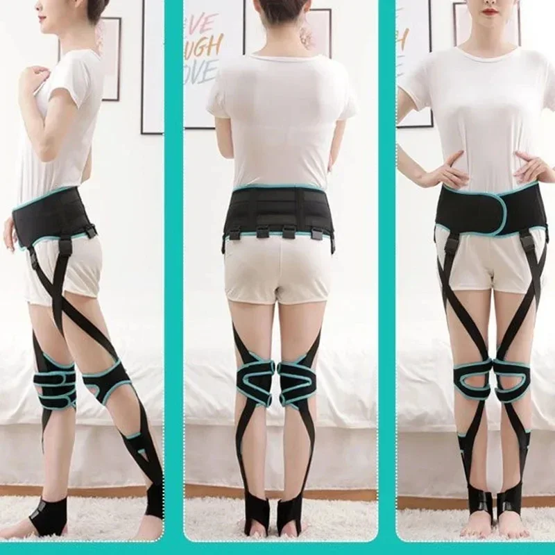 O/X Type Leg Straightener Strap Adult Children High Elasticity Adjustable Breathable Beauty Leg Bandage Posture Corrector Band