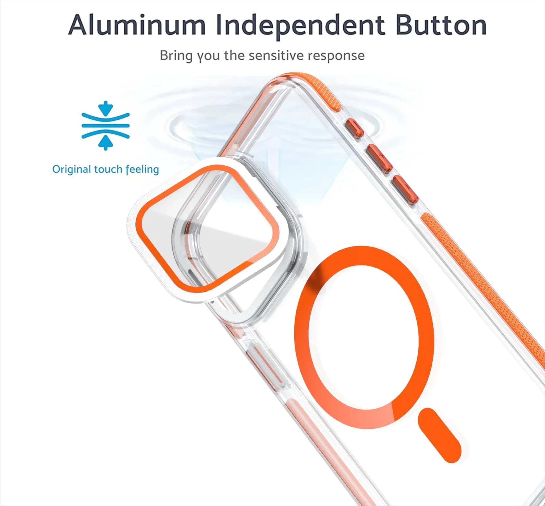 Magnetyczne etui na telefon z podstawką i ochroną aparatu do Magsafe iPhone 16 15 14 Pro Max Plus 13 12 11, przezroczyste, odporne na wstrząsy, twarde etui — zdjęcie produktu 3