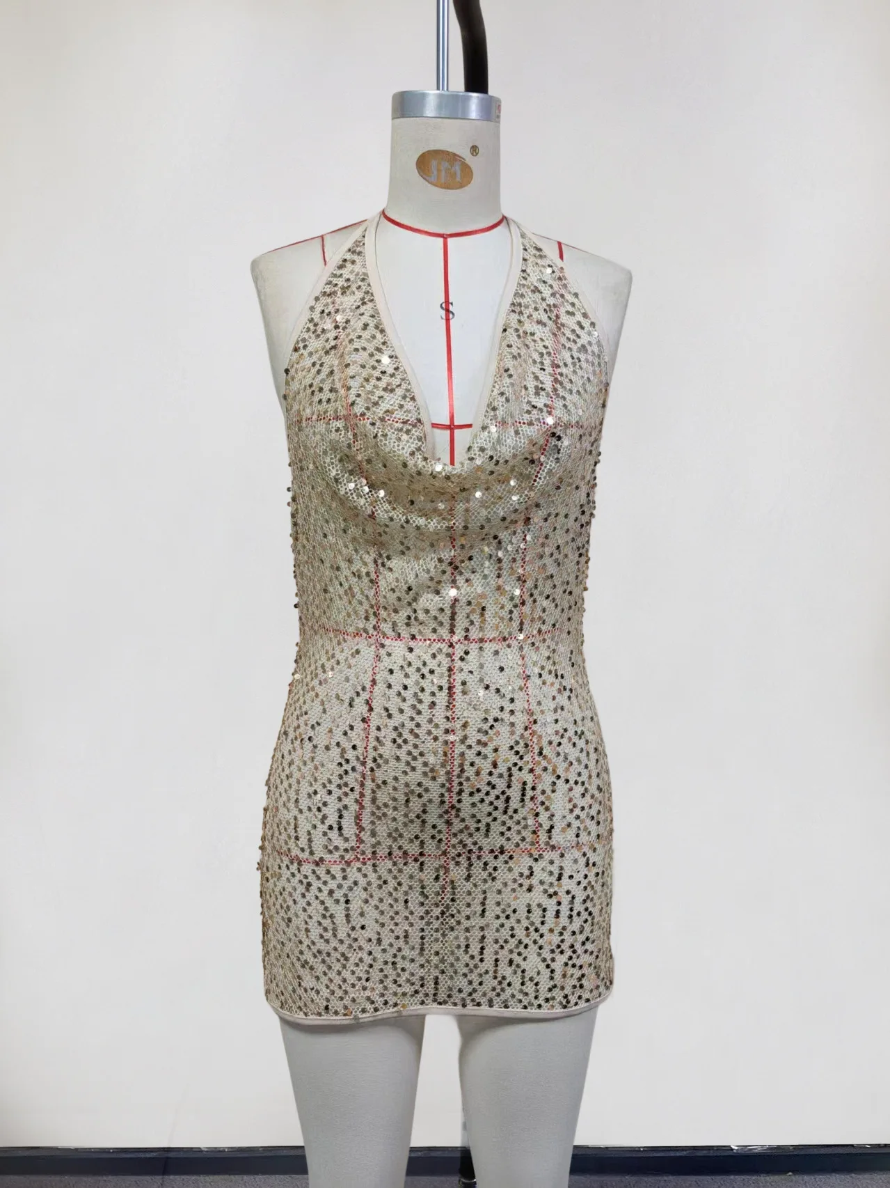 Robe de plage à paillettes pour femmes, Sexy, ajourée, sans manches, Cover-Up pour Bikini, Mini robes de vacances, été, 2026