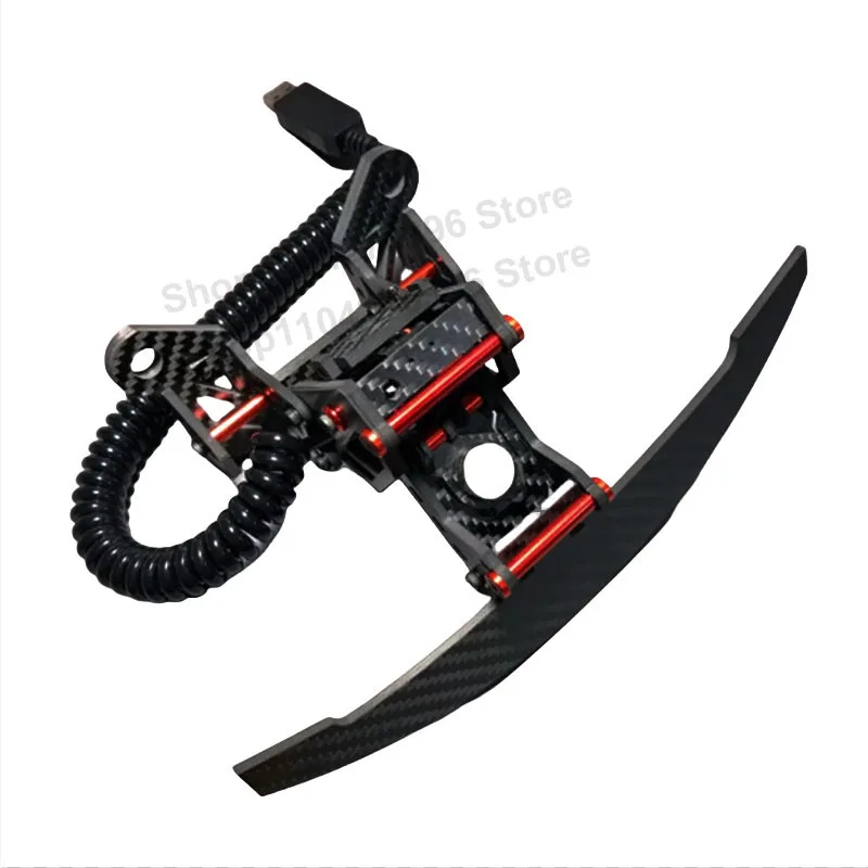 Simulated Racing Simulator Carbon Fiber Paddles WRC Right Paddle Shifter Modification Kit for SIMAGIC Alpha Electronic Game