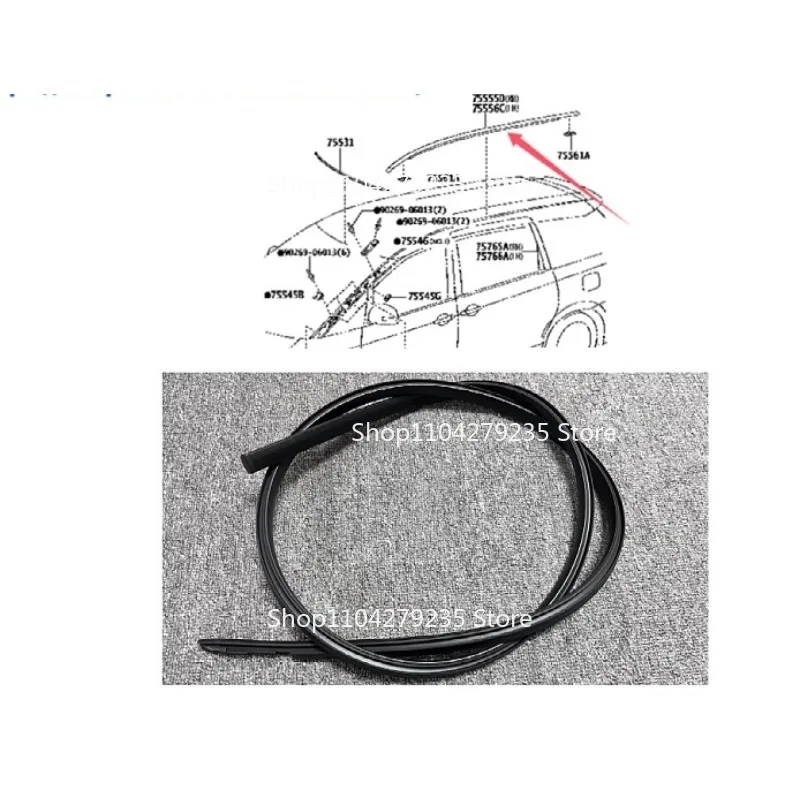 

Подходит для Dabawang Previa ESTIMA PREVIA ACR50, резиновая полоса для зажима крыши, проточного желоба