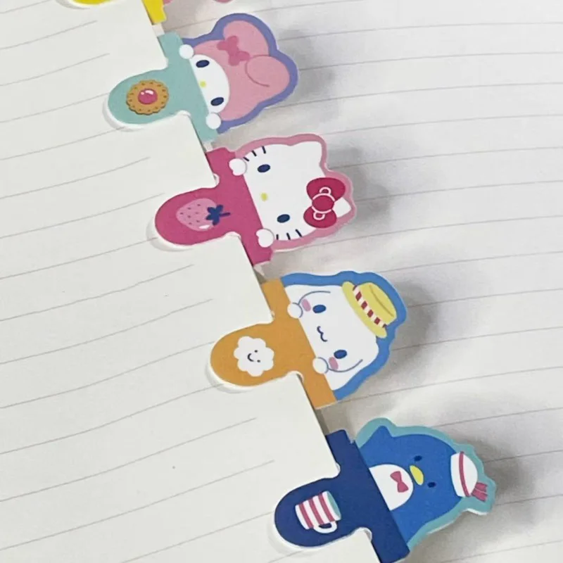 

6 шт. Kawaii Sanrio Kuromi закладка My Melody Cinnamoroll милые обучающие принадлежности вставка для книг закладка подарок на фестиваль девушки