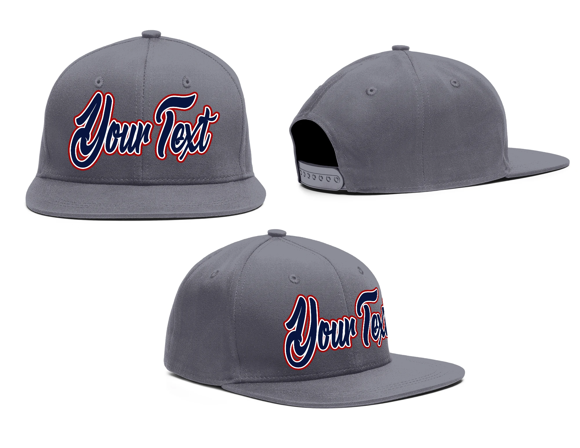 

3 Piece CustomNew Product Baseball Cap for Men Stitching Adjustable Golf Caps Flat Caps Casual Hip Hop Hat Travel Outdoor Hats