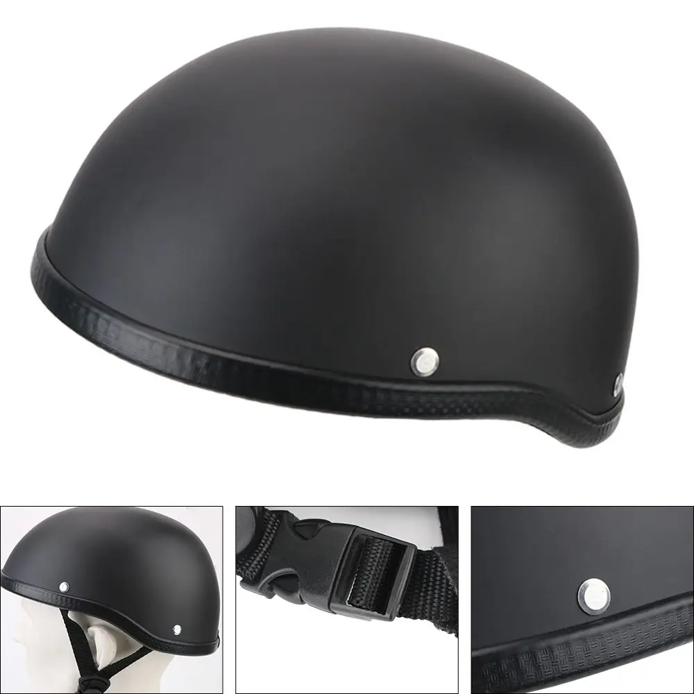 durable light Half face helmet comfortable ventilation Motorcycle Helmet Retro style ABS Cycling Safety Helmet Male/Female view 4