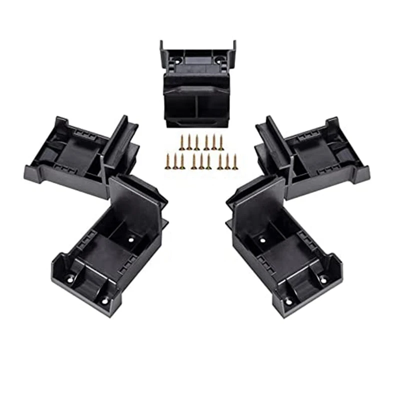 5 Packs Battery Holder For Dewalt 20V Battery,Tool Mount For Dewalt 20V,Drill,Hanger/Dock Holder Fit For DCB200 DCB205