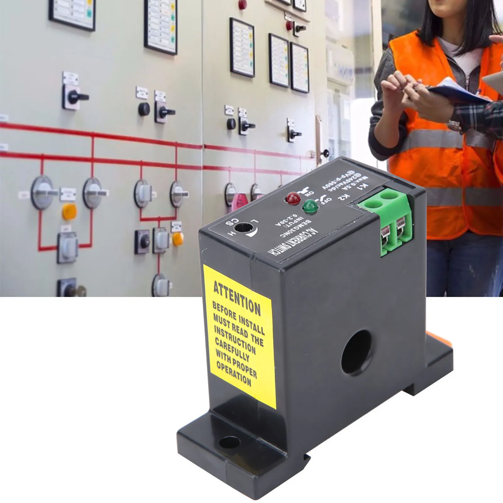 Flameproof Adjustable AC Current Sensing  0.2~30A Self Powered Sensing  Adjustable Current Sensing