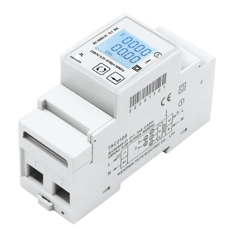 SDM 230V Modbus Singe Phase Energy Meter Pulse/Modbus output RS485 SCADA Systems Electricity Kwh Meter