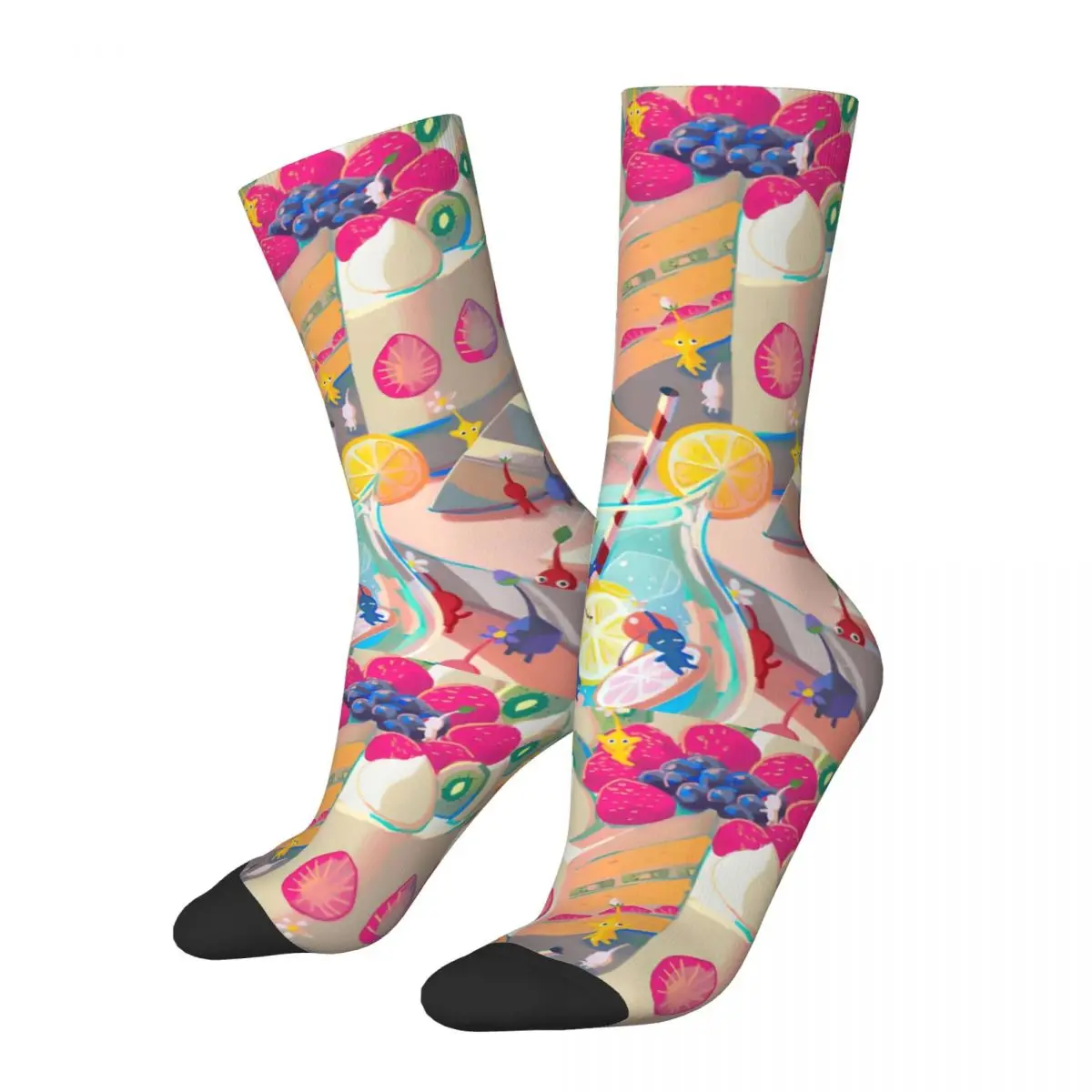 Fashion Unisex Pikmin Game Dress Socks Unique Printing Merch Sports Socks Soft Best Gifts