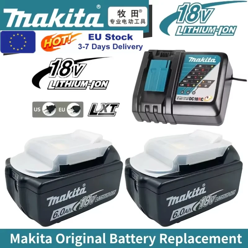 Batteria al litio Makita 18V 6.0Ah/5Ah, per utensili elettrici Makita BL1830 BL1830B BL1840 BL1840B BL1850 BL1850B