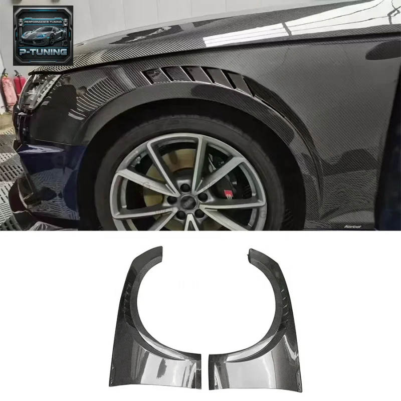 

KB Style Carbon Fiber for Audi A5 S5 8W6 2017-2020 Car Front Bumper Side Fender Wheel Fenders Bodykit