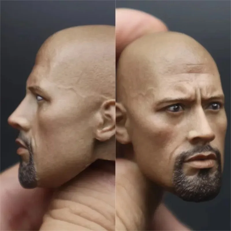 

1/6 Scale US Bald Strong Tough Man Head Sculpt Male Solider Head Played Model for 12in Action Figure Toys Collection