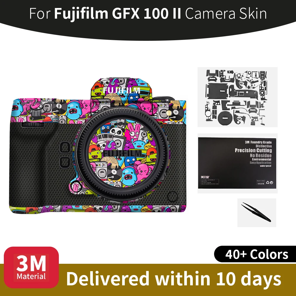 

Для кожи Fujifilm GFX100 II, наклейка для камеры Fujifilm GFX100 II, устойчивая к царапинам защитная пленка, полная защита