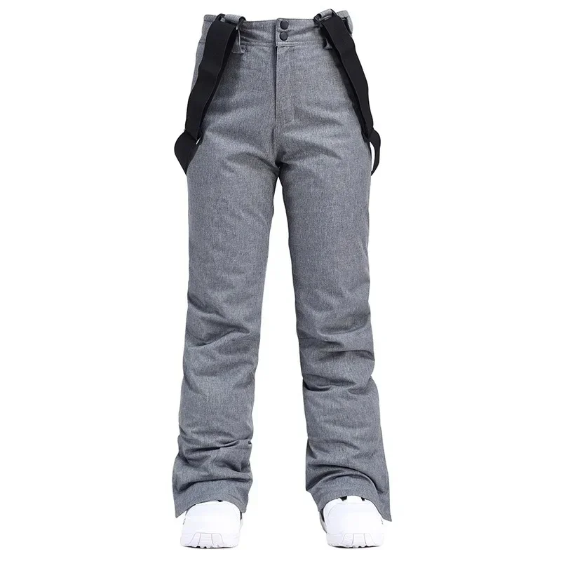 B&C Autumn Winter Outdoor Men Pants Windproof Waterproof Warm Breathable Trousers Thickened Harness Women Protection Pants