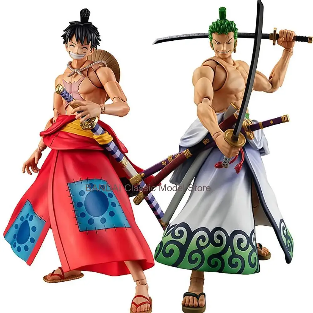 MegaHouse Original Variable Action Heroes Luffy Taro Zoro Juro Anime Action Figures Toys for Boys Christmas Gift Collectible