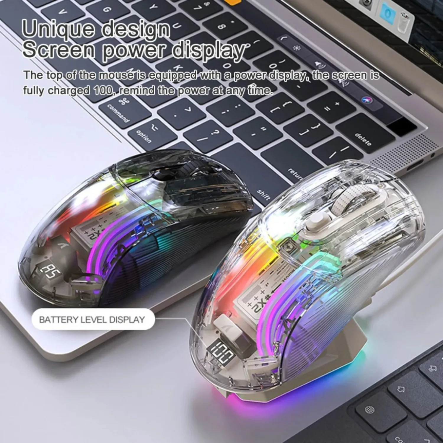 ATTACK SHARK X2 Pro Wireless Gaming MousePixArt3212 Sensor Magnetic RGB Tri-Mode Bluetooth Adjustable DPI for Win/MAC