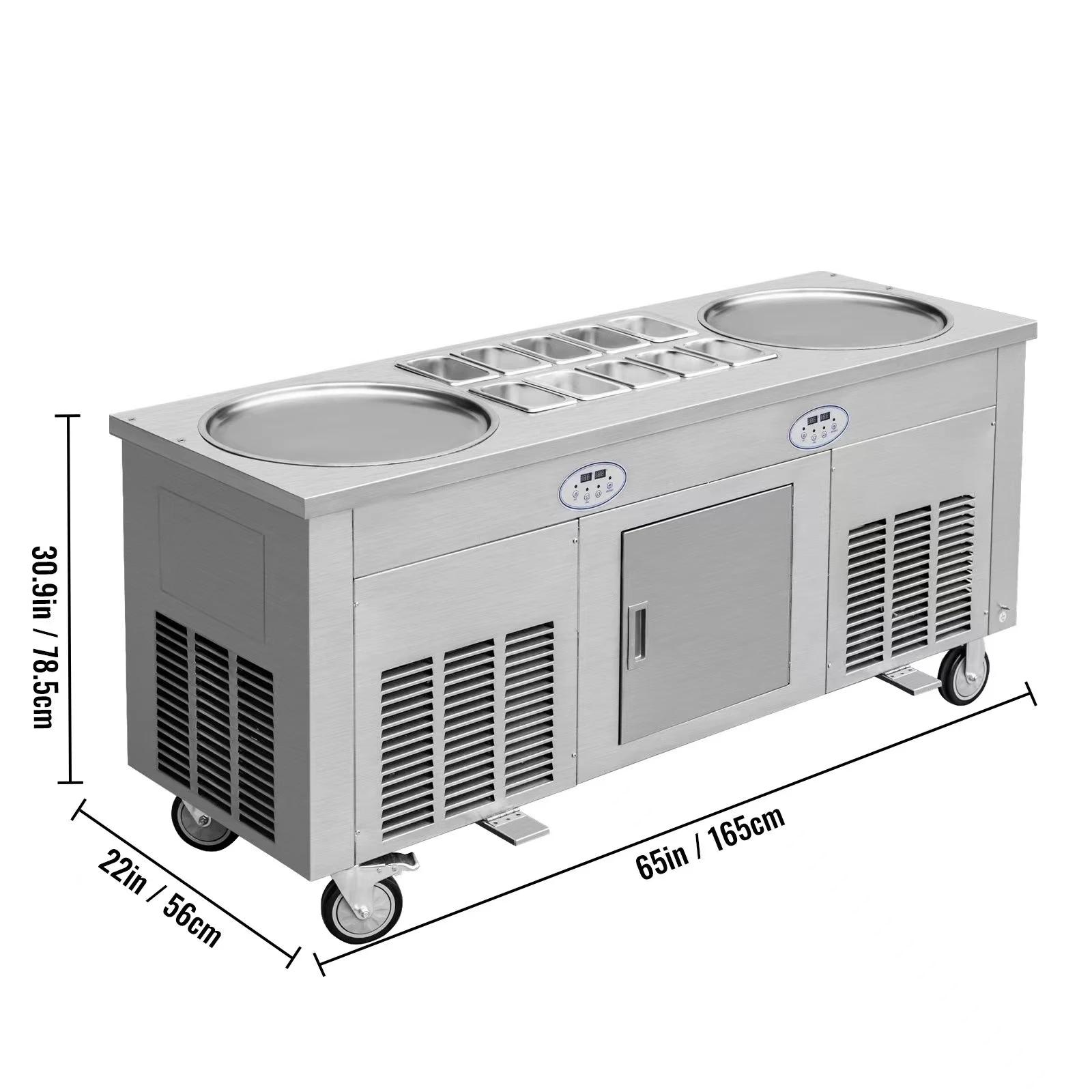 Rulo Dondurma Makinesi 2800 Wa - Rolled Ice Cream Machine Fried Plate incelemesi ve fiyatı
