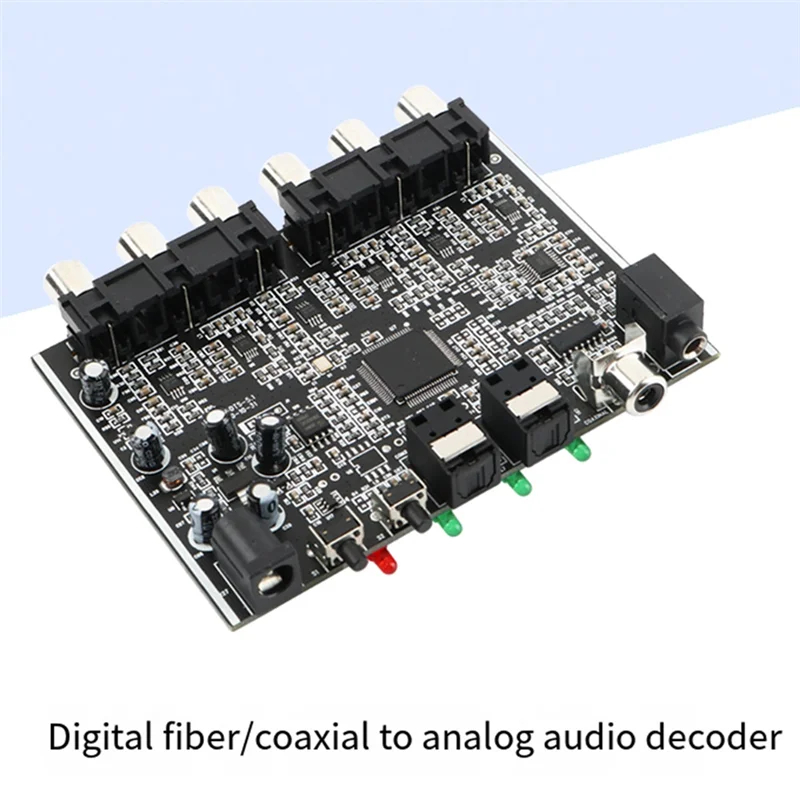 Decoder leader DTS a 5.1 canali per Dolby AC-3 Codice sorgente PCM Modulo audio coassiale-analogico in fibra digitale