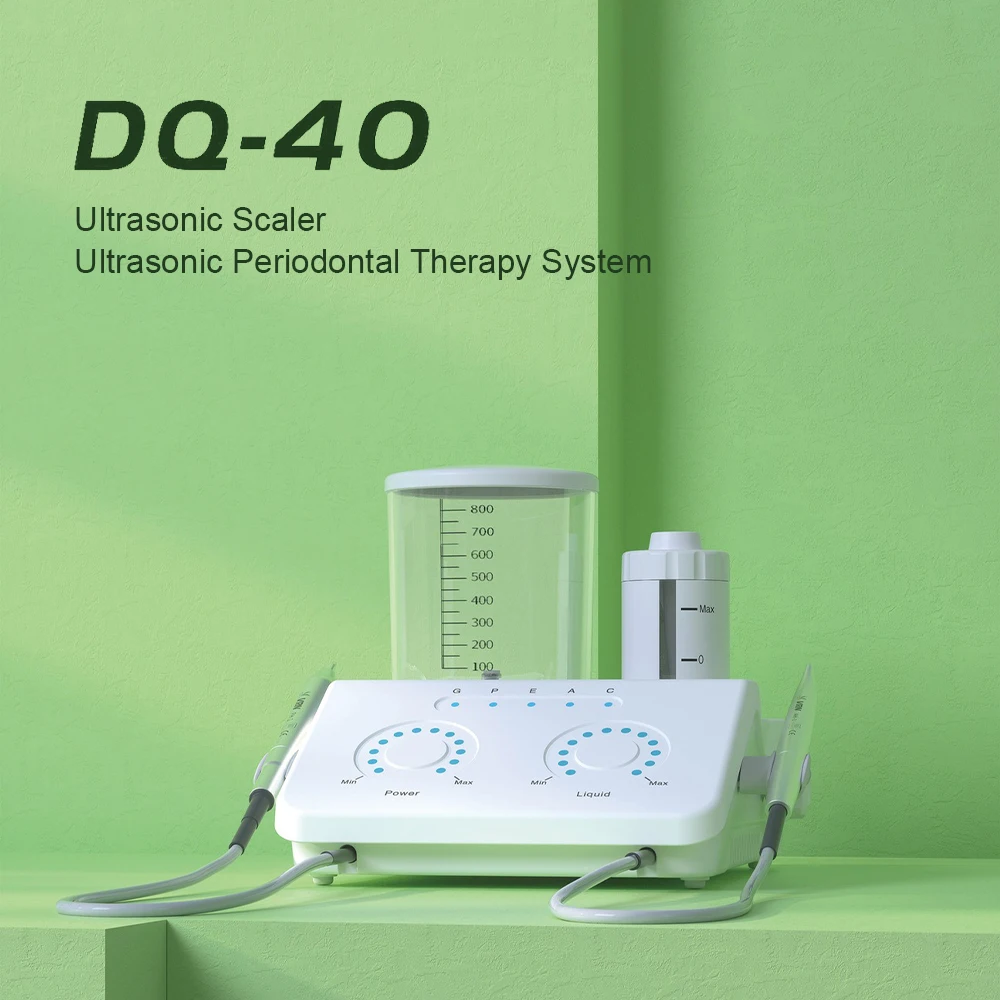 Dental Ultrasonic Prophy Scaler, Equipamento de limpeza dental, Periodontal Therapy System, VRN DQ-40, 2 em 1