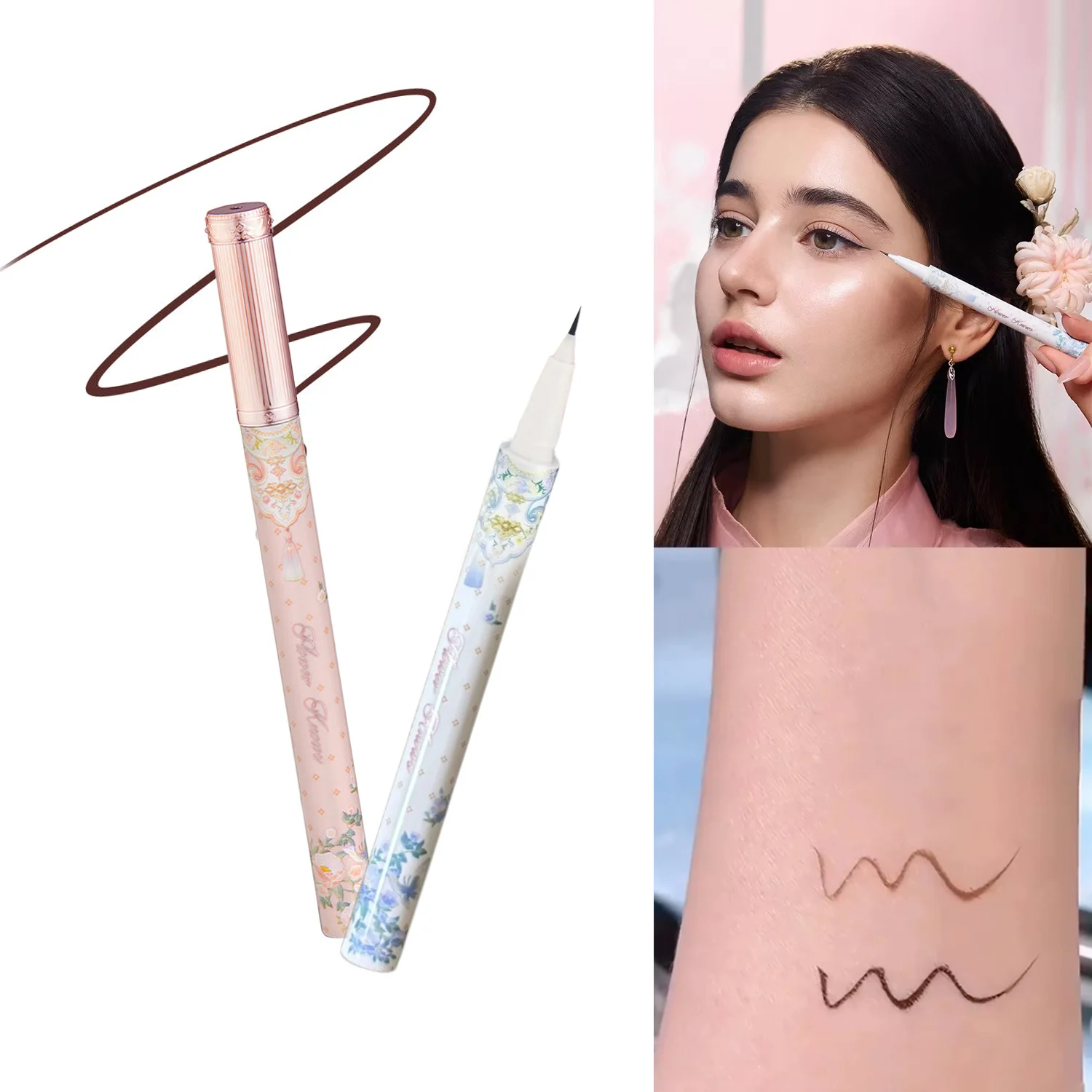 

Flower Knows Butterfly Cloud Liquid Eyeliner Waterproof Long Lasting Smudge Proof Graphic Eye Makeup for Women Girls