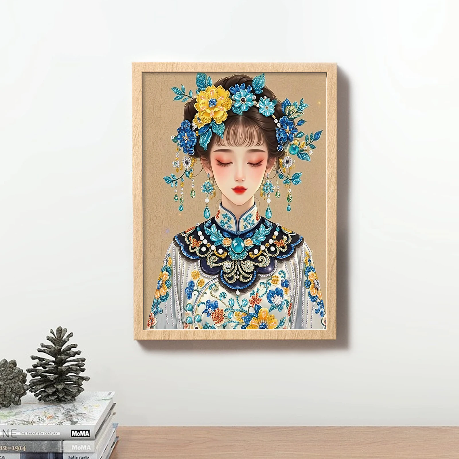 Special Shape Diamond Art Painting Kits for Beginner Adult,Classical Goddess Crystal Rhinestone Diamond for Home Wall Decor Gift