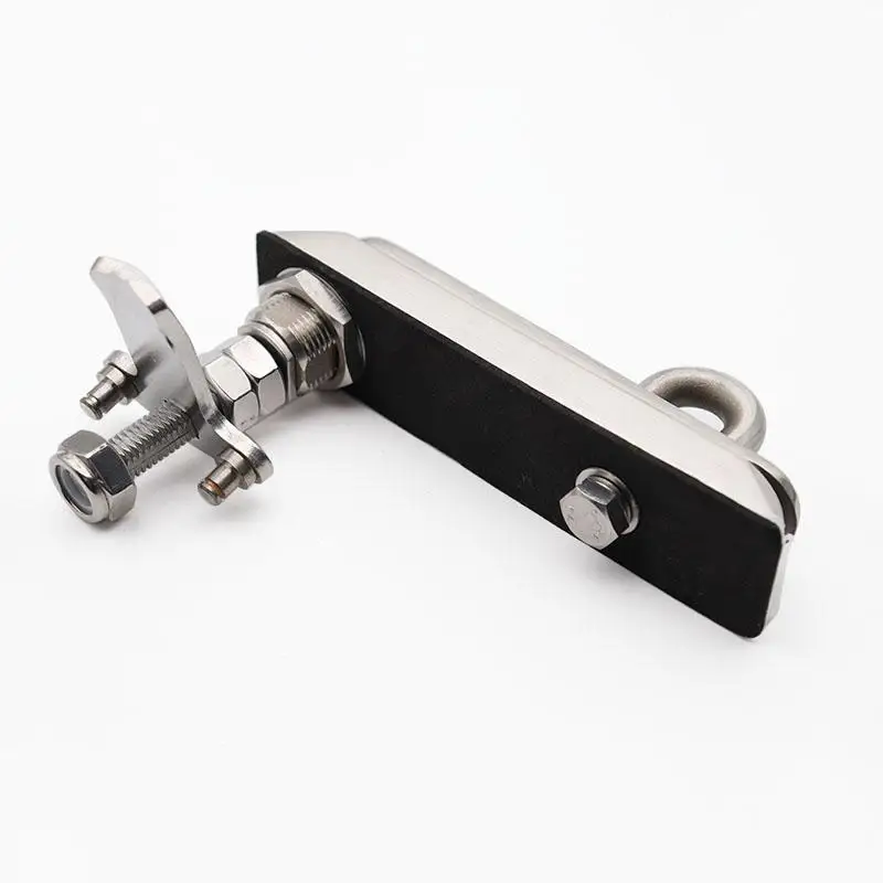 MS834 High-Quality Panel Latch 3 Point Box Padlockable Stainless Steel Swing Door Lock for Handles Cabinet Door Distribution Box