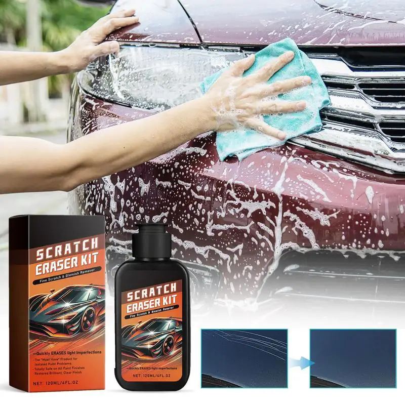 

Auto Scratch Remover For Cars Car Polish Car Paint Remover 120ml Automotive Scratch Remover Swirl Remover Car Scratch Repair Kit